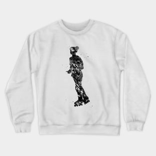 Roller skating girl Crewneck Sweatshirt